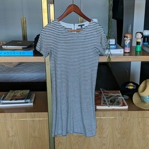 Theory navy stripe summee dress